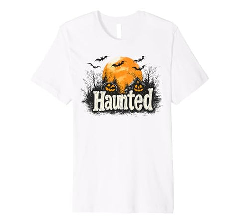 Halloween Haunted Forest Pumpkin Patch Premium T-Shirt