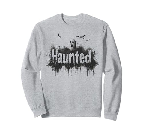 Halloween Haunted Ghost Cemetery Sweatshirt