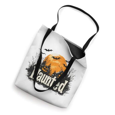Halloween Haunted Forest Pumpkin Patch Tote Bag