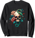 The Skull Roses Snake Sweatshirt