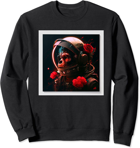 Embark on a Cosmic Adventure with the Monkey in Outer Space Sweatshirt